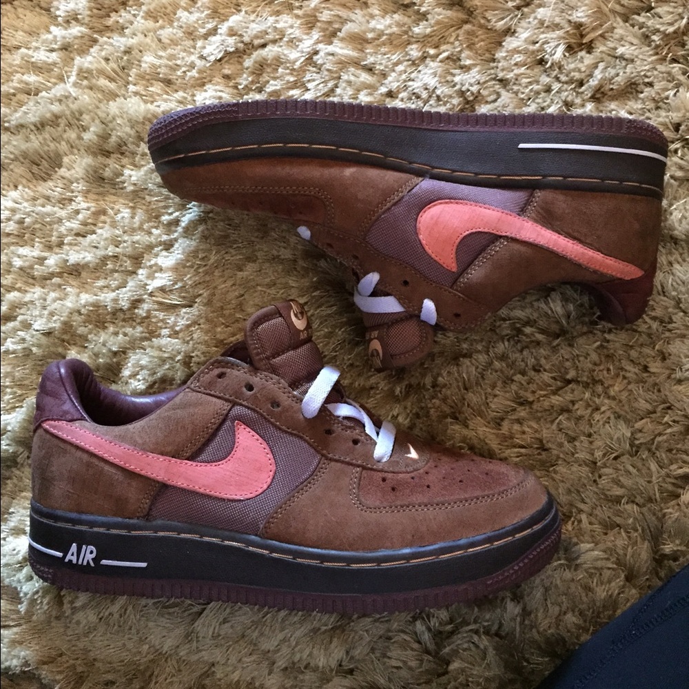Nike Air Force 1 Brown Suede